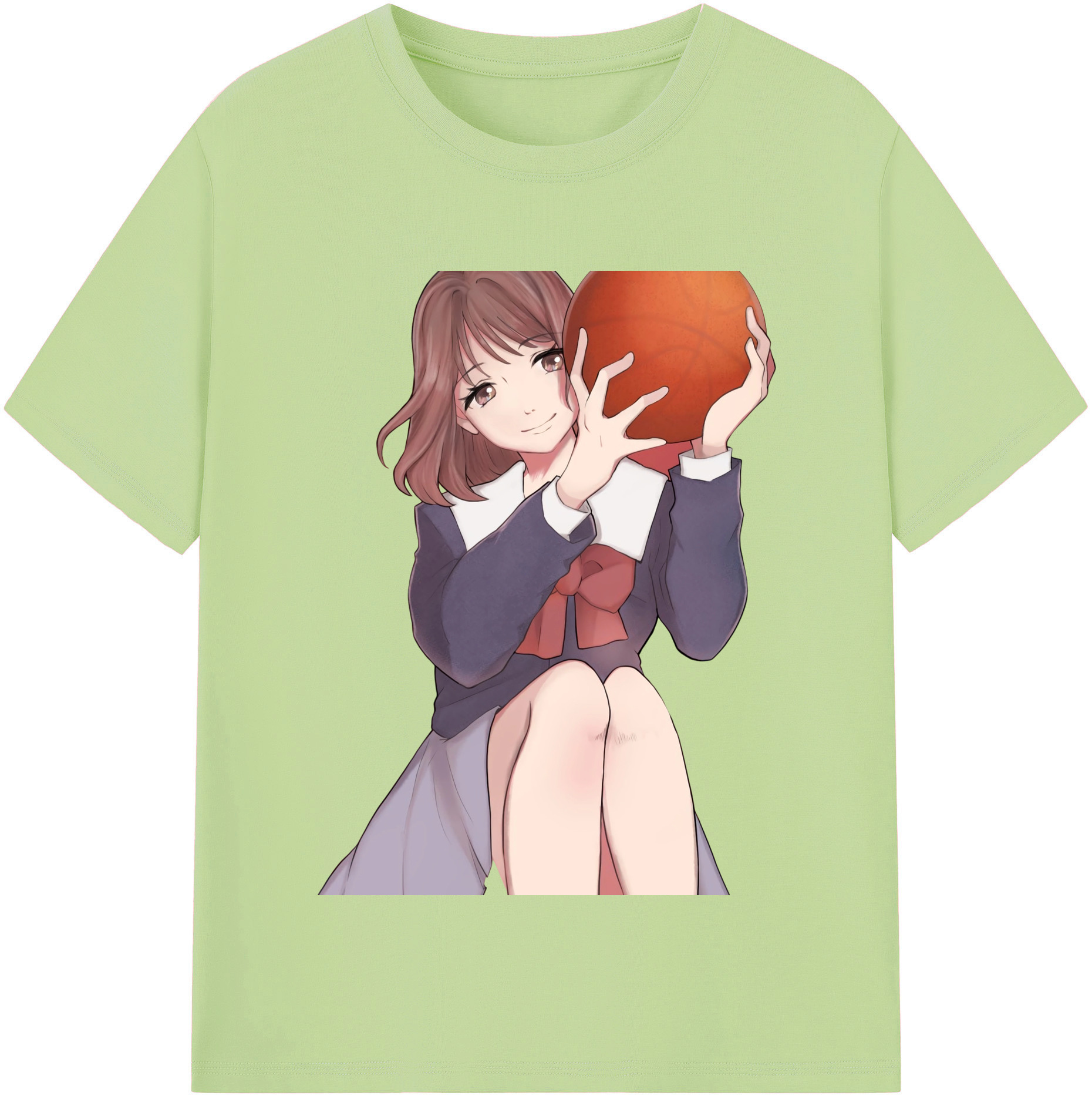 SLAM DUNK／スラムダンク 綿100％半袖Tシャツ（フロントプリント）